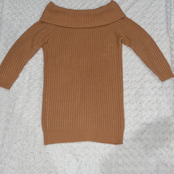 FAVLUX OFF THE SHOULDER SWEATER. Size L in soft rust orange color. EUC. - Picture 1 of 9